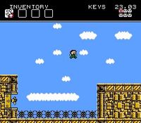 une photo d'Ã©cran de Battle Kid - Fortress of Peril sur Nintendo Nes